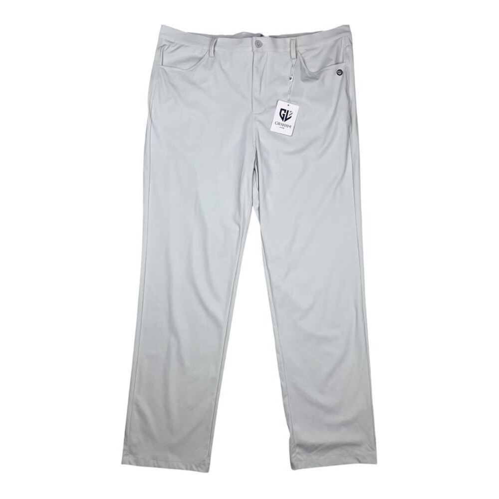 GL Men's Light Silver Grey Pants - Picture 2 of 9
